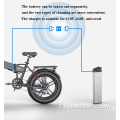 Bicicletta elettrica pieghevole per pneumatici grassi in lega di alluminio